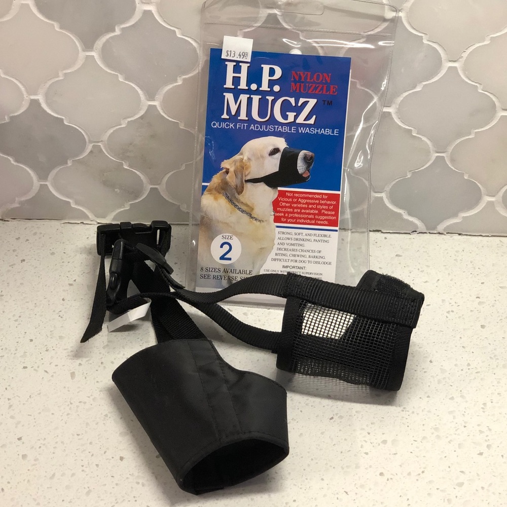 💜 Set of 2 grooming muzzles - small